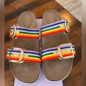 Madden Girl Rainbow Sandals